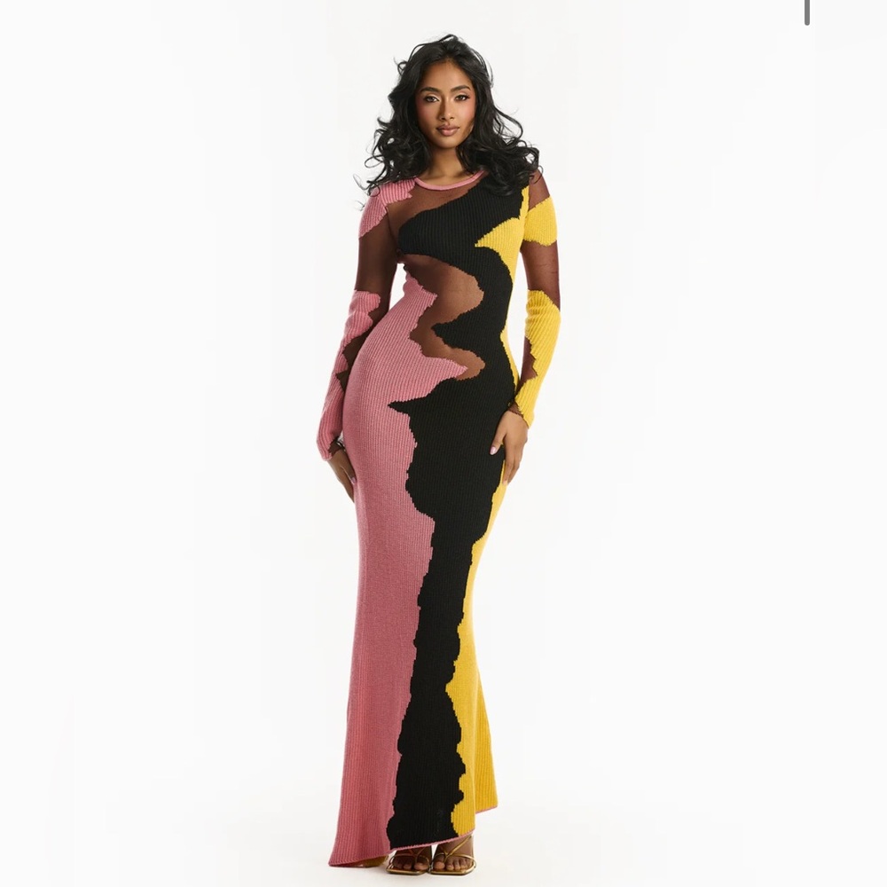 Hanifa Jax Dress - Pink Hues